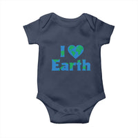 Earth Day Environmental Activism Baby Onesie I Love Earth