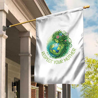 Respect Your Mother Garden Flag Earth Mother Hugging Planet
