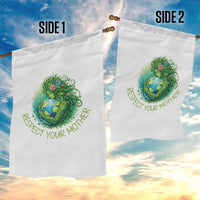 Respect Your Mother Garden Flag Earth Mother Hugging Planet