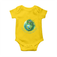 Respect Your Mother Baby Onesie Earth Mother Hugging Planet