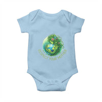 Respect Your Mother Baby Onesie Earth Mother Hugging Planet