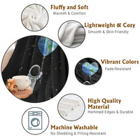 Astronaut Protect The Planet Throw Blanket Earth Day Gift