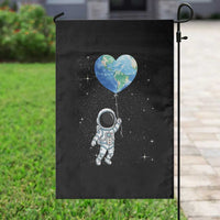 Astronaut Protect The Planet Garden Flag Earth Day Gift