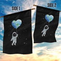 Astronaut Protect The Planet Garden Flag Earth Day Gift