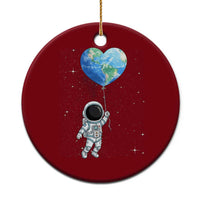 Astronaut Protect The Planet Ceramic Ornament Earth Day Gift