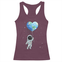 Astronaut Protect The Planet Racerback Tank Top Earth Day Gift