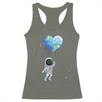 Astronaut Protect The Planet Racerback Tank Top Earth Day Gift