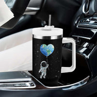 Astronaut Protect The Planet Tumbler With Handle Earth Day Gift