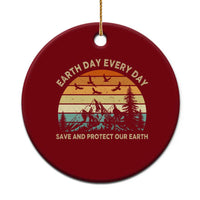 Earth Day Everyday Ceramic Ornament Save And Protect Our Earth