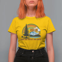 Earth Day Everyday T Shirt For Women Save The Planet Nature Lover Gift