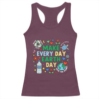Make Every Day Earth Day Student Gift Racerback Tank Top Environmental Awareness
