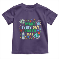 Make Every Day Earth Day Student Gift Toddler T Shirt Environmental Awareness