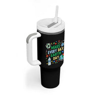 Make Every Day Earth Day Student Gift Tumbler With Handle Environmental Awareness