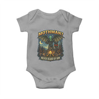 Funny Mothman Cryptid Believer Baby Onesie Never Heard Of Him