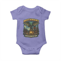 Funny Mothman Cryptid Believer Baby Onesie Never Heard Of Him