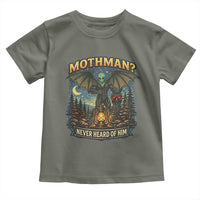 Funny Mothman Cryptid Believer Toddler T Shirt Never Heard Of Him