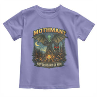 Funny Mothman Cryptid Believer Toddler T Shirt Never Heard Of Him