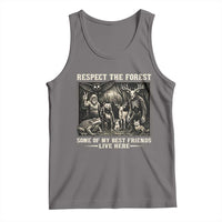 Respect The Forest My Best Friends Live Here Tank Top Cryptid Forest Lover