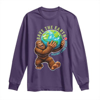 Earth Day Long Sleeve Shirt Save The Earth Bigfoot Lives Here
