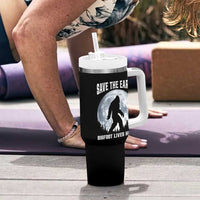 Save The Earth Bigfoot Lives Here Tumbler With Handle Earth Day Nature Lover