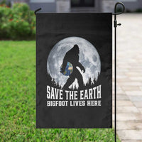 Save Our Planet Nature Lover Garden Flag Bigfoot Lives Here