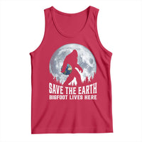 Save Our Planet Nature Lover Tank Top Bigfoot Lives Here