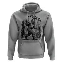 Please Save My Hideout Hoodie Bigfoot Forest Protector