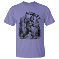 Please Save My Hideout T Shirt Bigfoot Forest Protector
