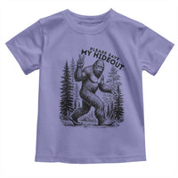 Please Save My Hideout Toddler T Shirt Bigfoot Forest Protector