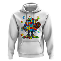 Autism Acceptance Baseball Hoodie Colorful Drip Graphic Neurodiversity Support