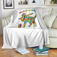 Autism Acceptance Baseball Cat Throw Blanket It Is Ok To Be Different