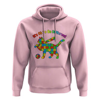 Autism Acceptance Baseball Cat Hoodie It Is Ok To Be Different