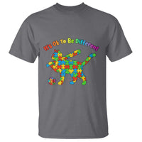 Autism Acceptance Baseball Cat T Shirt It Is Ok To Be Different