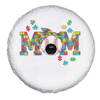 Autism Acceptance Baseball Mom Spare Tire Cover Proud Mom Inclusive Support Graphic