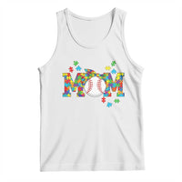 Autism Acceptance Baseball Mom Tank Top Proud Mom Inclusive Support Graphic