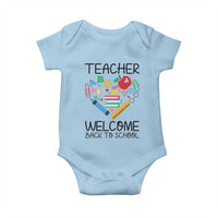 Teacher Welcome Back To School Baby Onesie Cute Classroom Gift - Wonder Print Shop
