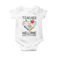 Teacher Welcome Back To School Baby Onesie Cute Classroom Gift - Wonder Print Shop