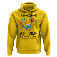 Teacher Welcome Back To School Hoodie Cute Classroom Gift - Wonder Print Shop