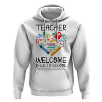 Teacher Welcome Back To School Hoodie Cute Classroom Gift - Wonder Print Shop