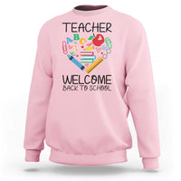 Teacher Welcome Back To School Sweatshirt Cute Classroom Gift - Wonder Print Shop