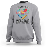 Teacher Welcome Back To School Sweatshirt Cute Classroom Gift - Wonder Print Shop