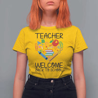 Teacher Welcome Back To School T Shirt For Women Cute Classroom Gift - Wonder Print Shop
