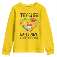Teacher Welcome Back To School Youth Sweatshirt Cute Classroom Gift - Wonder Print Shop