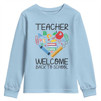 Teacher Welcome Back To School Youth Sweatshirt Cute Classroom Gift - Wonder Print Shop