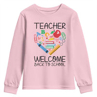 Teacher Welcome Back To School Youth Sweatshirt Cute Classroom Gift - Wonder Print Shop