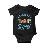 Back To School Teacher Life Funny Educator Gift Baby Onesie - Wonder Print Shop