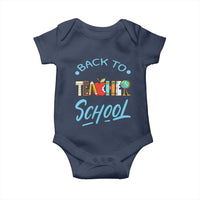 Back To School Teacher Life Funny Educator Gift Baby Onesie - Wonder Print Shop