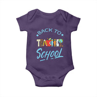 Back To School Teacher Life Funny Educator Gift Baby Onesie - Wonder Print Shop