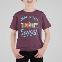 Back To School Teacher Life Funny Educator Gift T Shirt For Kid - Wonder Print Shop