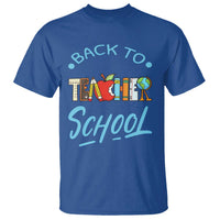 Back To School Teacher Life Funny Educator Gift T Shirt - Wonder Print Shop